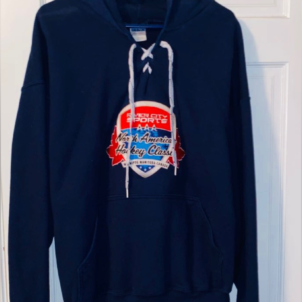 Oversized hockey hoodie